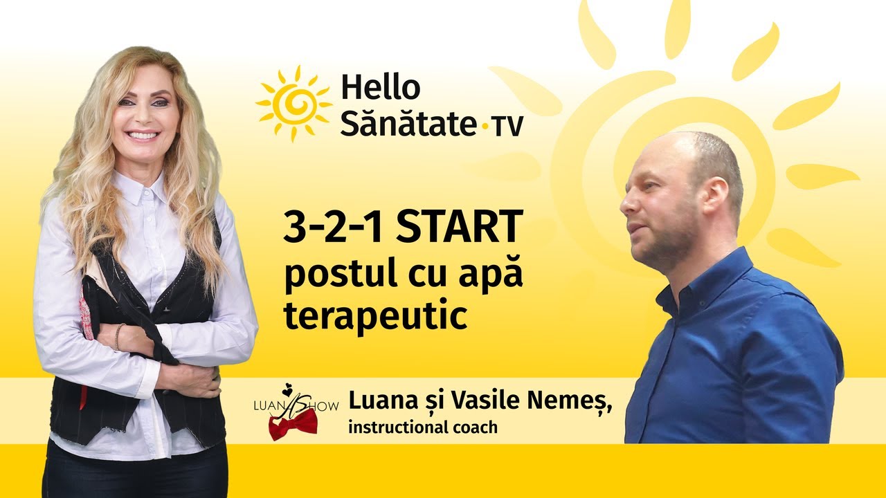 3-2-1 START postul cu apă terapeutic – VIDEO