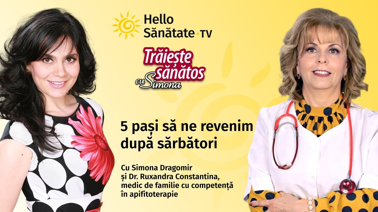5 pași să ne revenim după masa de sărbători – VIDEO